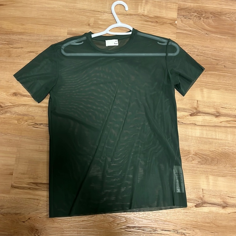Aritzia Wilfred free sheer top size small